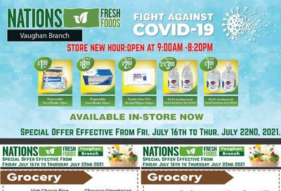 Nations Fresh Foods (Vaughan) Flyer July 16 to 22