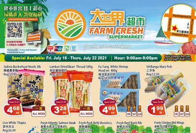 Farm Fresh Supermarket Flyer July 16 to 22