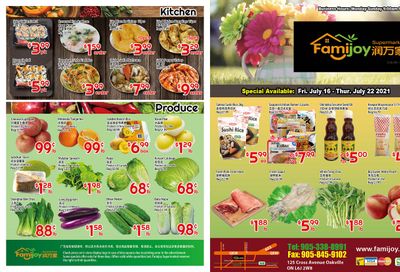Famijoy Supermarket Flyer July 16 to 22