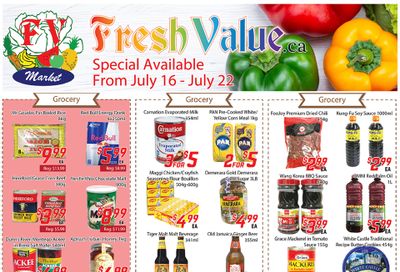 Fresh Value Flyer July 16 to 22