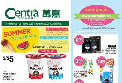 Centra Foods (Barrie) Flyer July 16 to 22