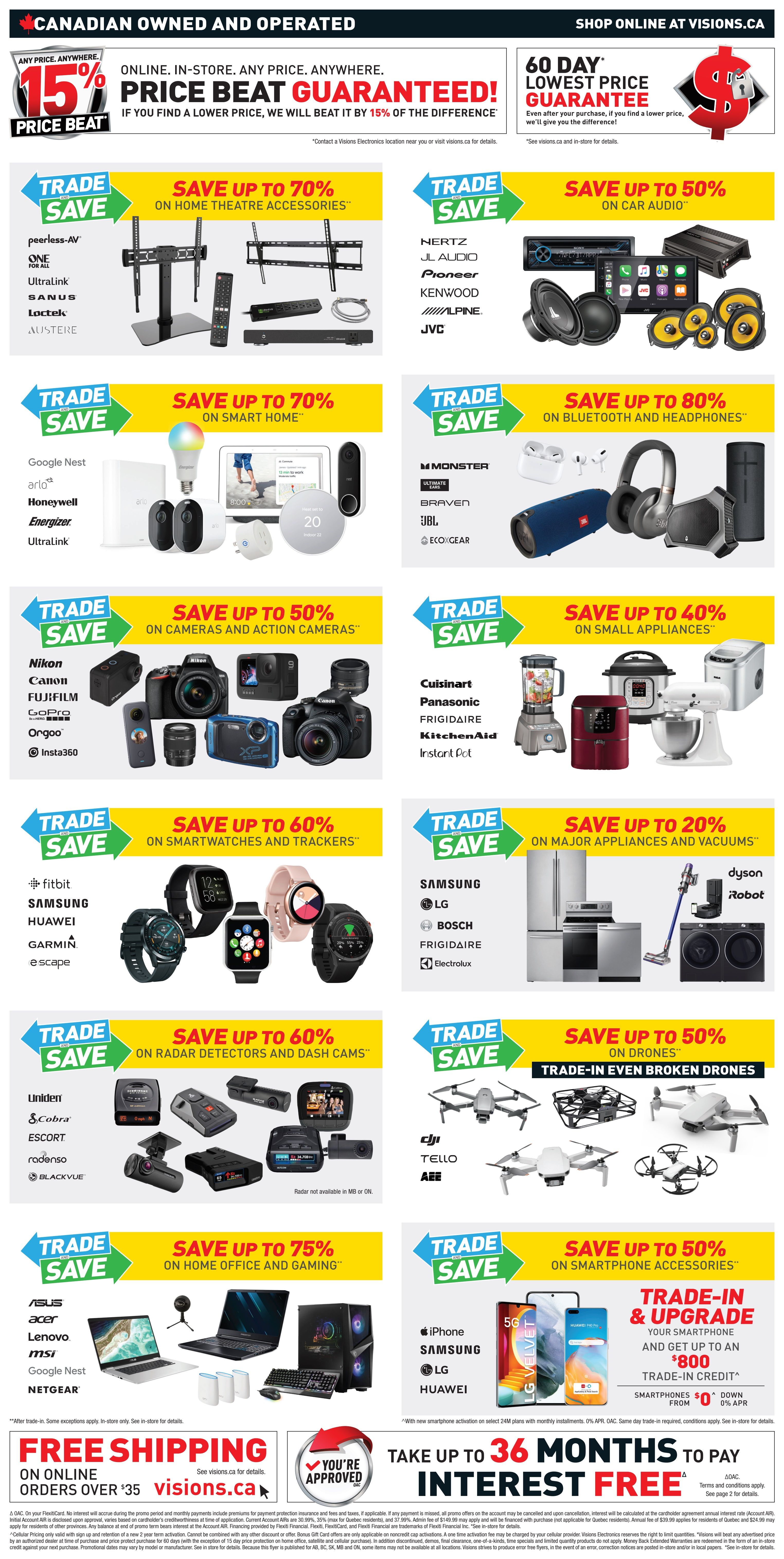 Visions Electronics Flyer July 16 to 22