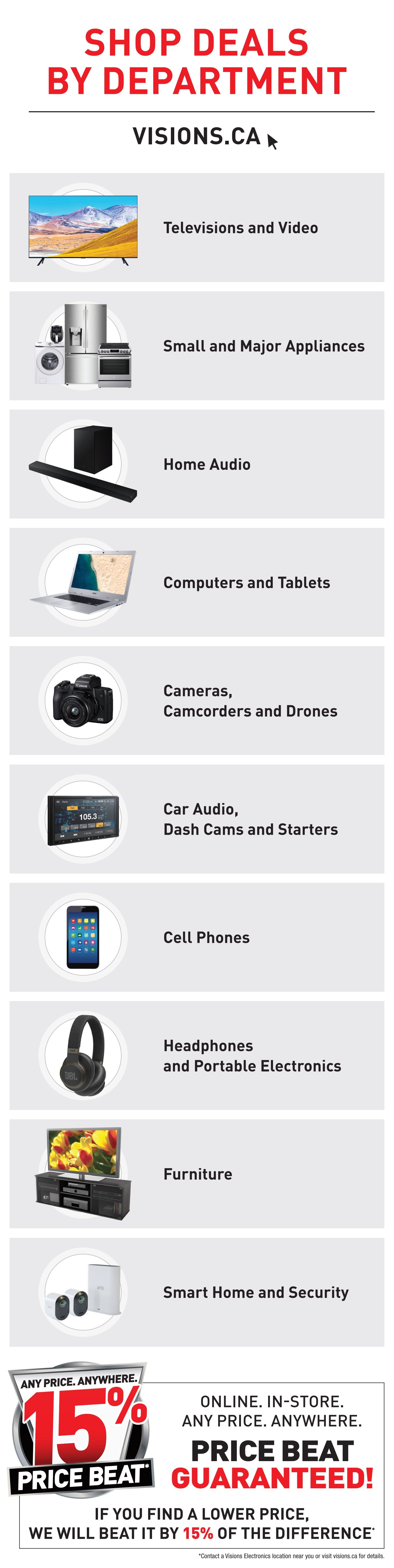 Visions Electronics Flyer July 16 to 22