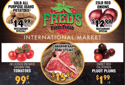 Fred's Farm Fresh Flyer July 14 to 20