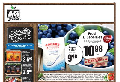 AG Foods Flyer July 18 to 24