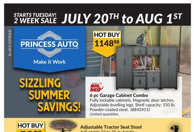 Princess Auto Flyer July 20 to August 1
