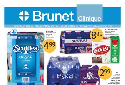 Brunet Clinique Flyer July 22 to August 4
