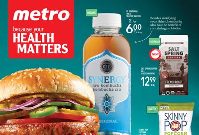 Metro (ON) Your Health Matters Flyer July 22 to August 4