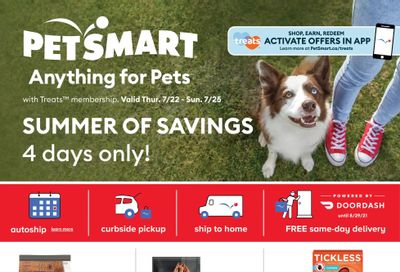 PetSmart Flyer July 22 to 25