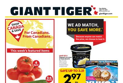 Giant Tiger (West) Flyer July 21 to 27