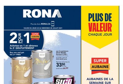 Rona (QC) Flyer July 22 to 28