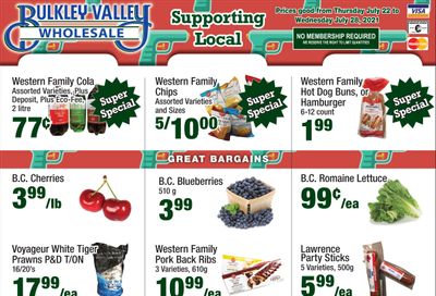 Bulkley Valley Wholesale Flyer July 22 to 28