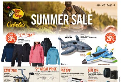 Bass Pro Shops Flyer July 22 to August 4