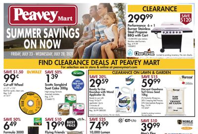 Peavey Mart Flyer July 23 to 28