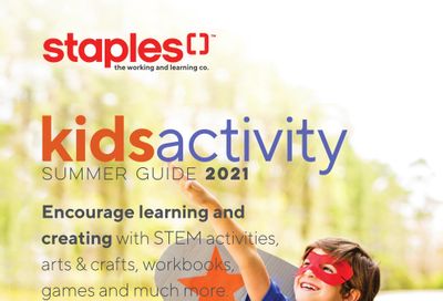 Staples Kids Activity Summer Guide July 21 to 27