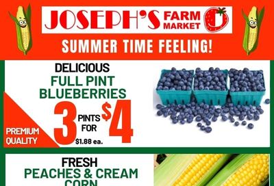 Joseph's Farm Market Flyer July 21 to 26