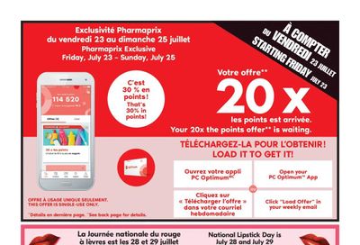 Pharmaprix Flyer July 24 to 29