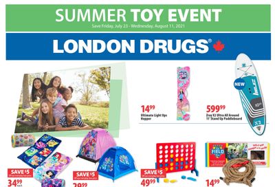 London Drugs Summer Toy Event Flyer July 23 to August 11