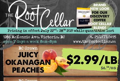 The Root Cellar Flyer July 22 to 28