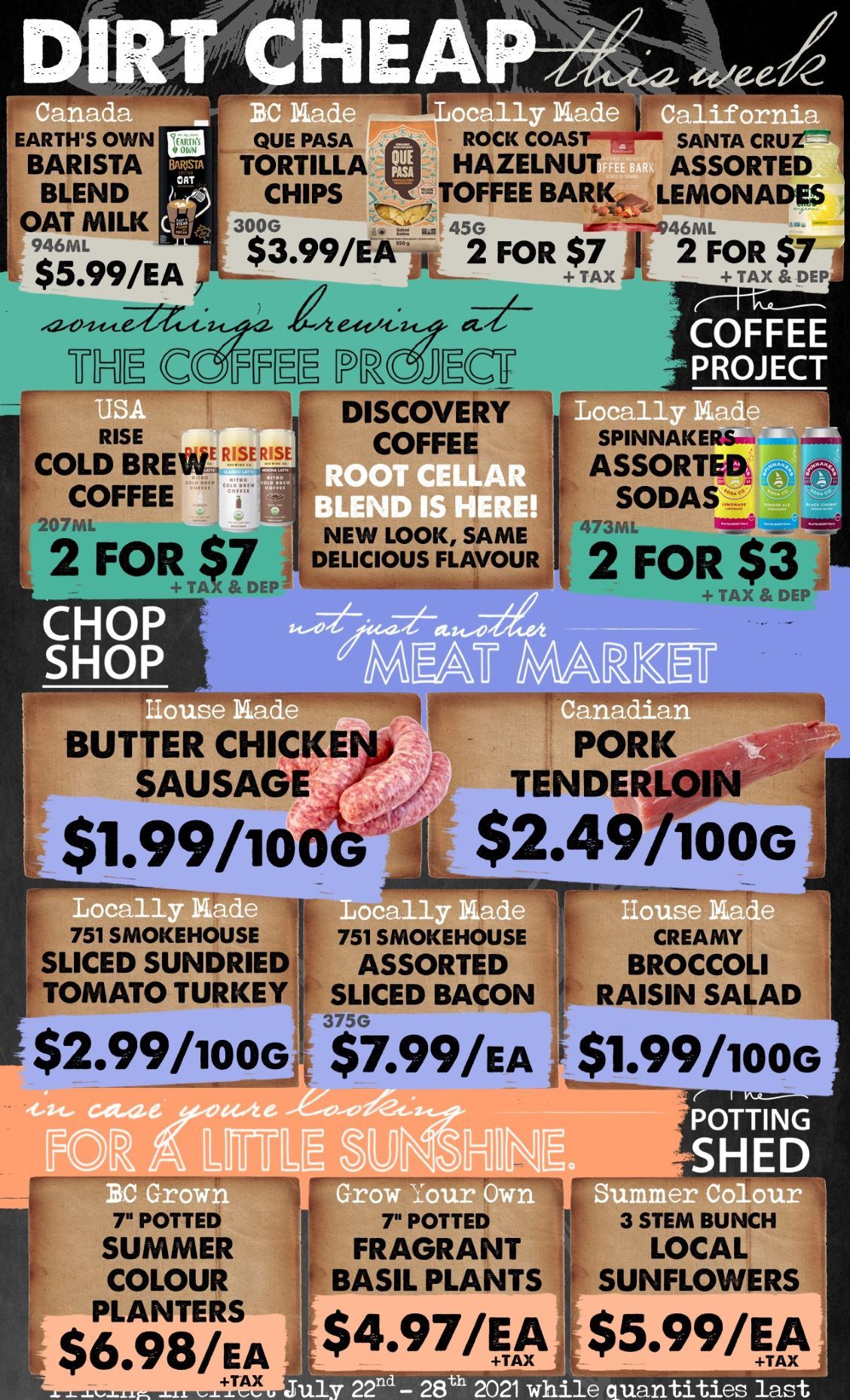 The Root Cellar Flyer July 22 to 28