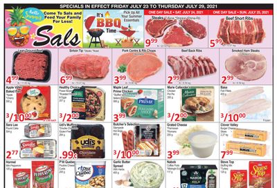 Sal's Grocery Flyer July 23 to 29