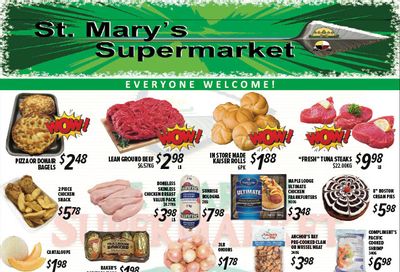 St. Mary's Supermarket Flyer July 21 to 27