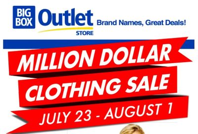 Big Box Outlet Store Flyer July 23 to August 1