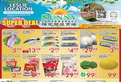 Sunny Supermarket (Leslie) Flyer July 23 to 29