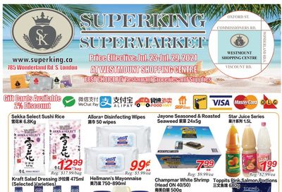 Superking Supermarket (London) Flyer July 23 to 29