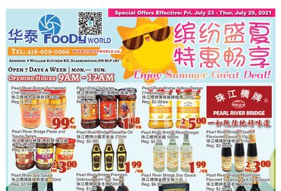 Foody World Flyer July 23 to 29