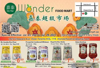 Wonder Food Mart Flyer July 23 to 29