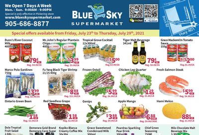 Blue Sky Supermarket (Pickering) Flyer July 23 to 29