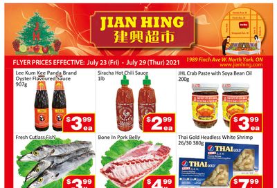 Jian Hing Supermarket (North York) Flyer July 23 to 29