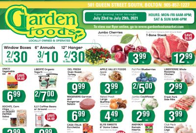 Garden Foods Flyer July 23 to 29