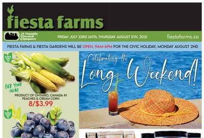 Fiesta Farms Flyer July 23 to August 5
