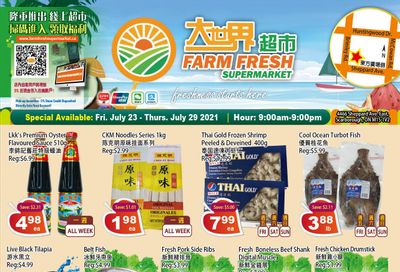 Farm Fresh Supermarket Flyer July 23 to 29