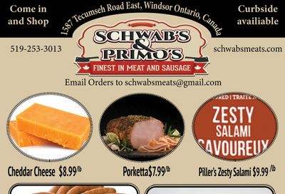 Schwab's & Primo's Flyer July 27 to 31