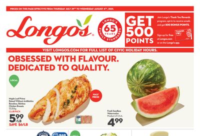 Longo's Flyer July 29 to August 4