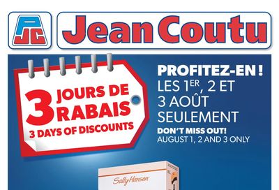 Jean Coutu (QC) Flyer July 29 to August 4