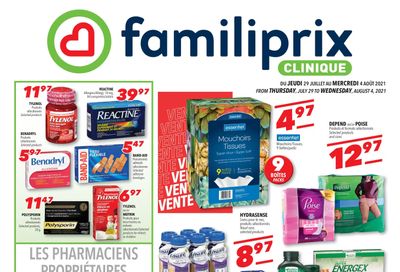 Familiprix Clinique Flyer July 29 to August 4