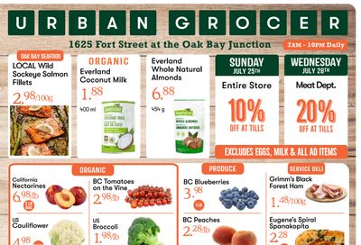 Urban Grocer Flyer July 23 to 29