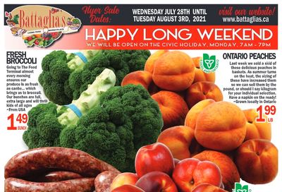 Battaglia's Marketplace Flyer July 28 to August 3