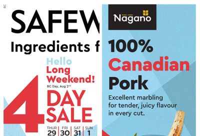 Safeway (BC) Flyer July 29 to August 4