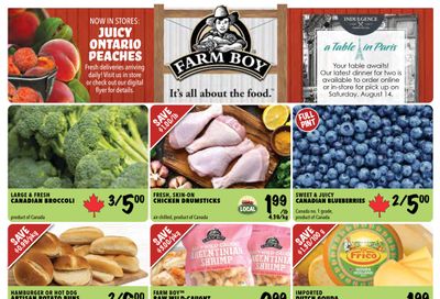 Farm Boy Flyer July 29 to August 4