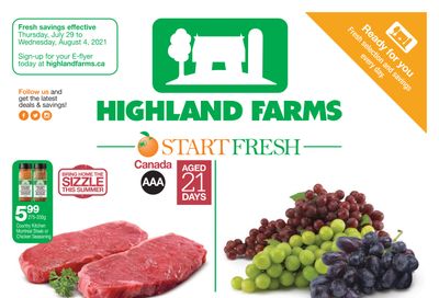 Highland Farms Flyer July 29 to August 4