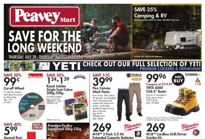 Peavey Mart Flyer July 29 to August 5