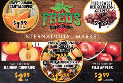 Fred's Farm Fresh Flyer July 28 to August 3