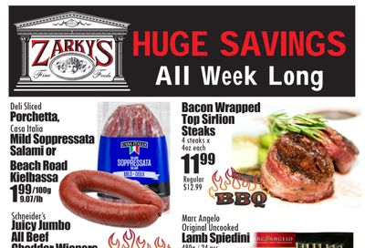 Zarky's Flyer July 28 to August 3