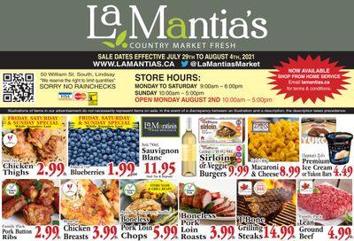 LaMantia's Flyer July 29 to August 4