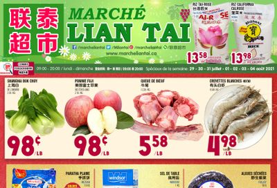 Marche Lian Tai Flyer July 29 to August 4